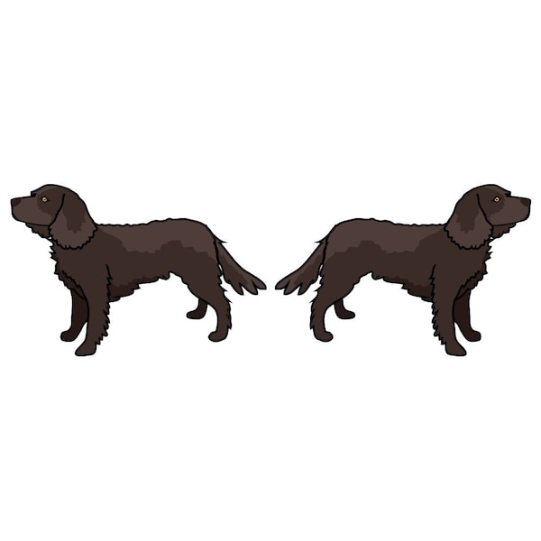 American Water Spaniel Dog Decal, Dog Lover Decor Vinyl Sticker